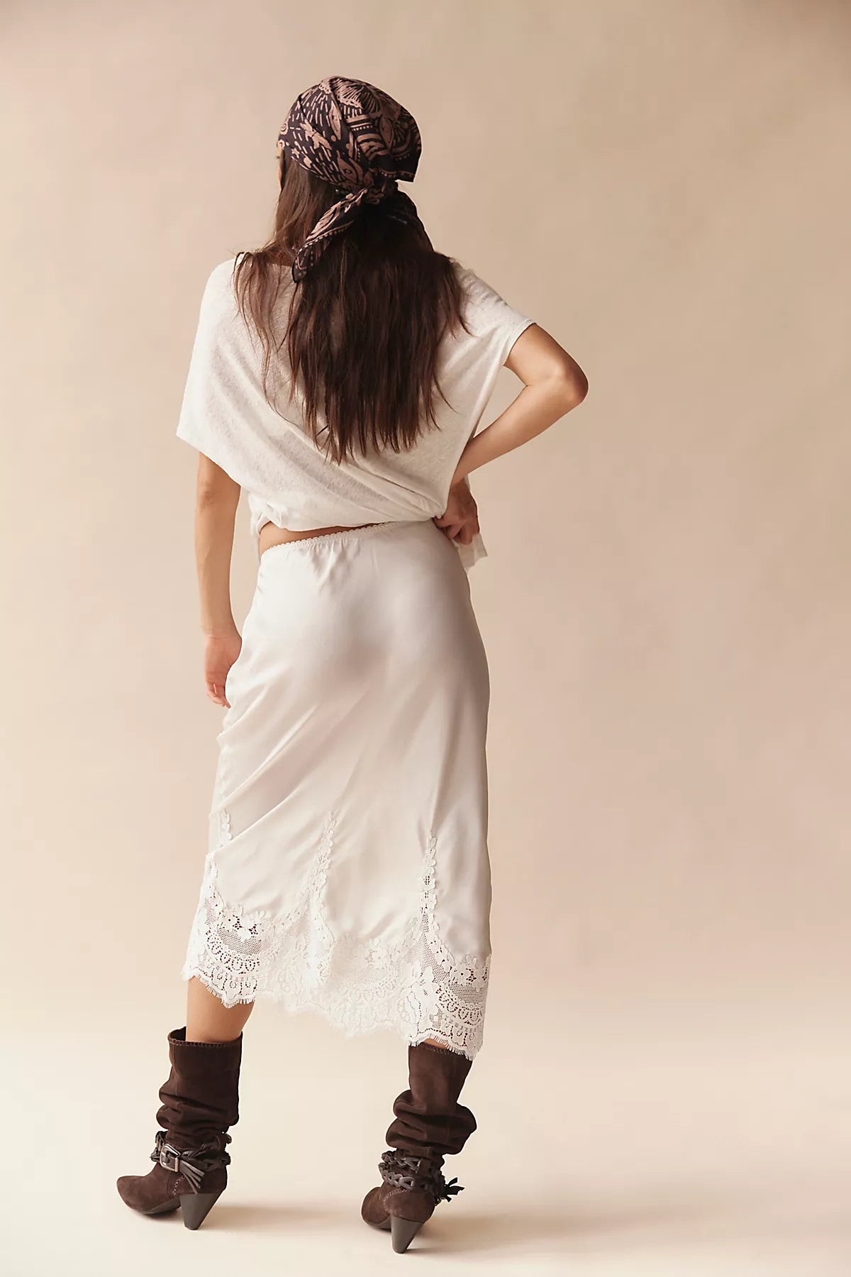 Sweet Escape Midi Slip Skirt