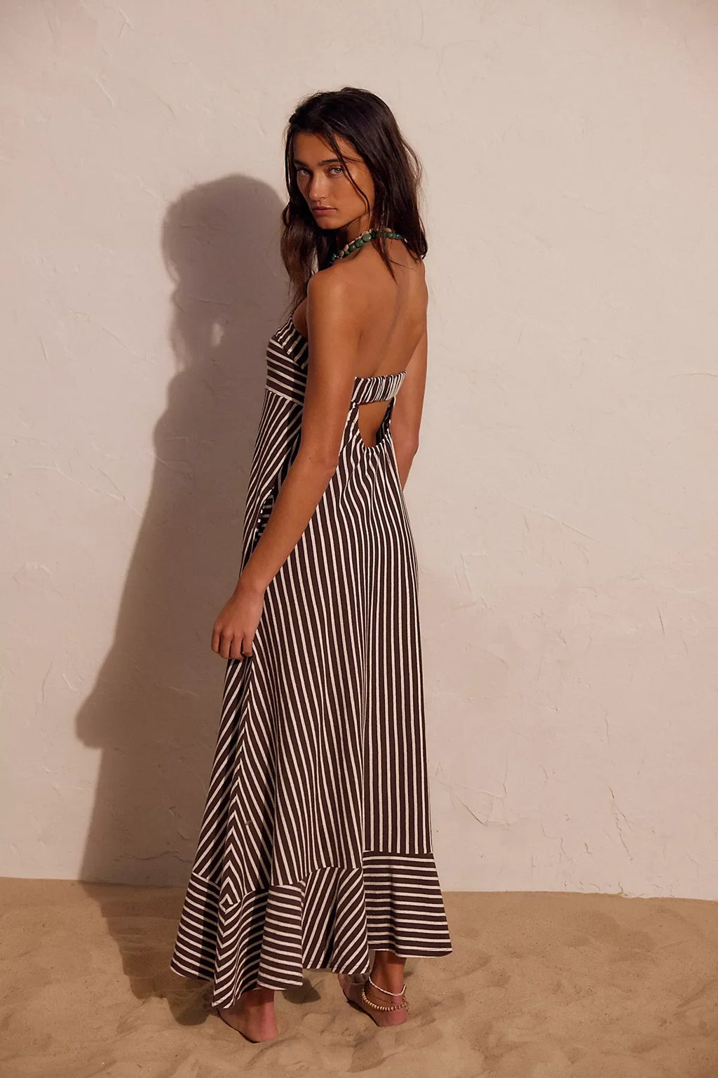 Sadie Striped Midi Dress
