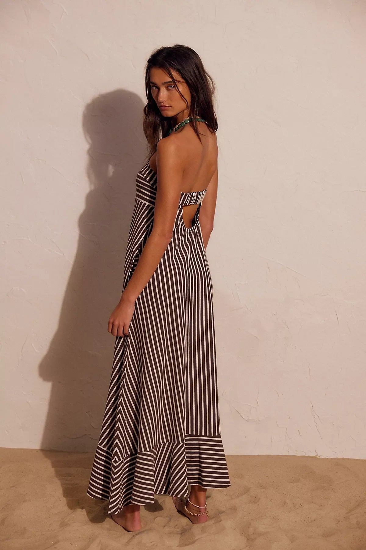 Sadie Striped Midi Dress