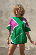 Vintage 1970s Issey Miyake Green Top Selected by The Curatorial Dept.