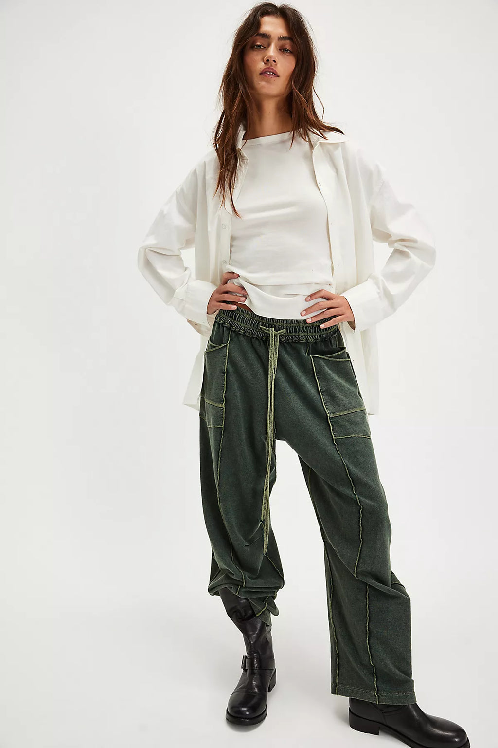 Kaiden Pull-On Barrel Pants
