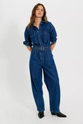 Rolla's Denim Barrel Jumpsuit