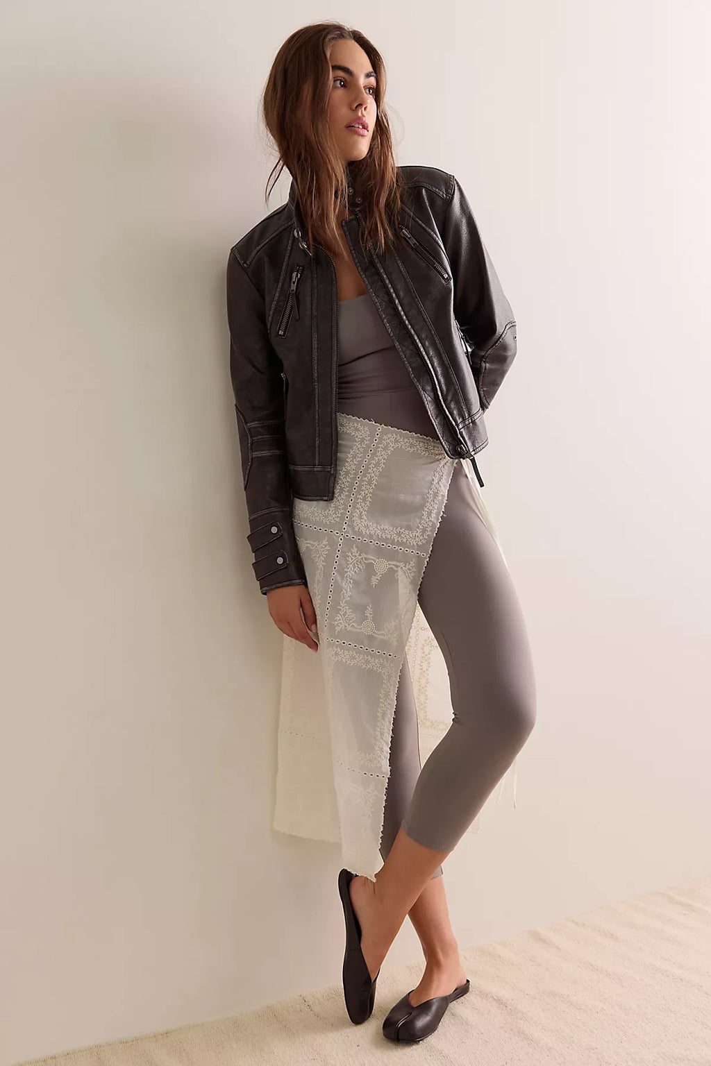 Susana Monaco Strap Tank Crop Jumpsuit