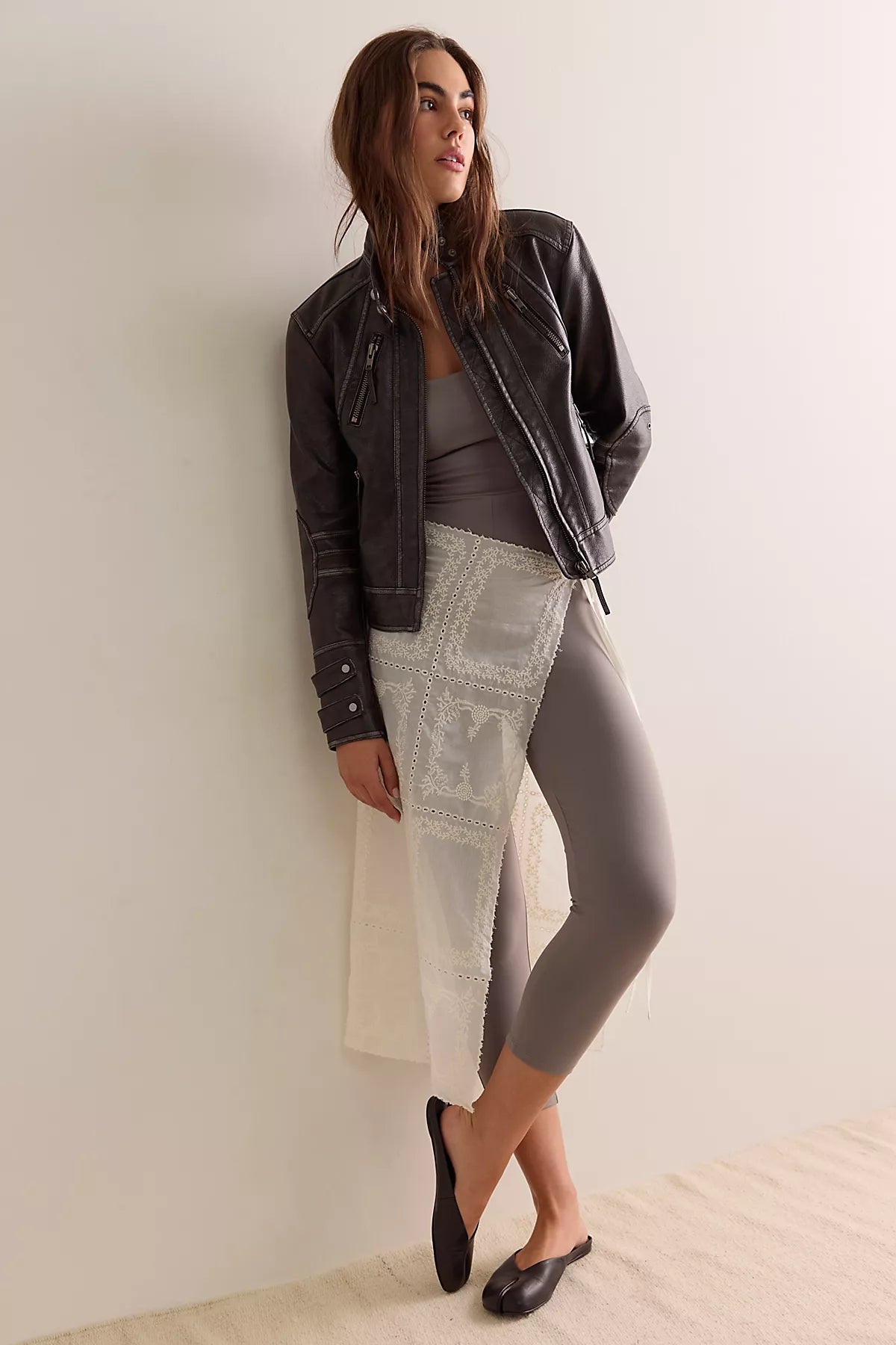 Susana Monaco Strap Tank Crop Jumpsuit