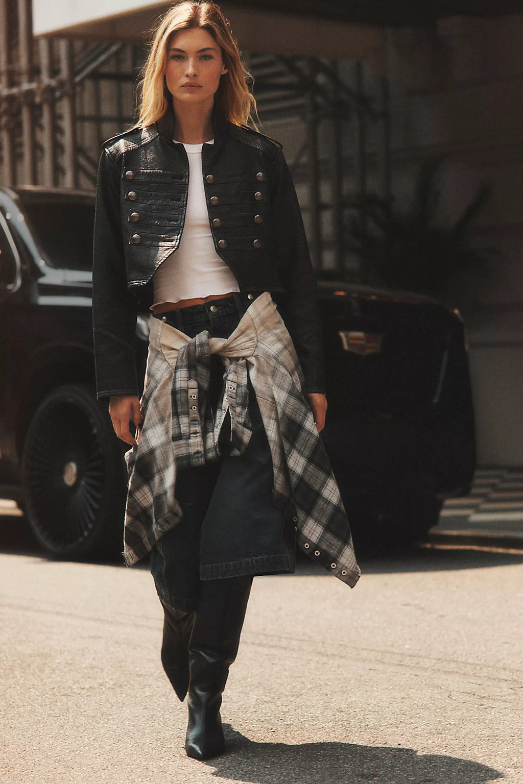 We The Free Lexi Plaid Button Down