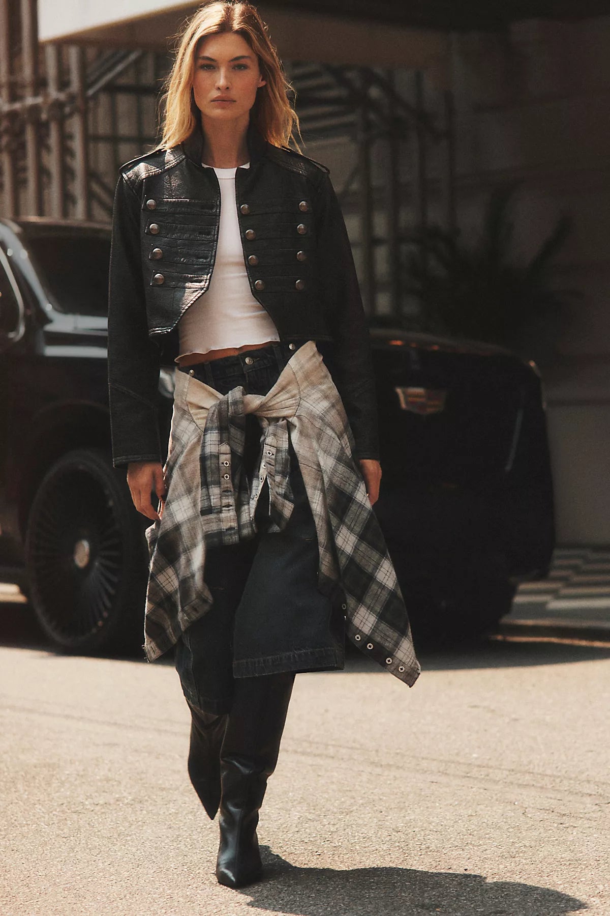 We The Free Lexi Plaid Button Down
