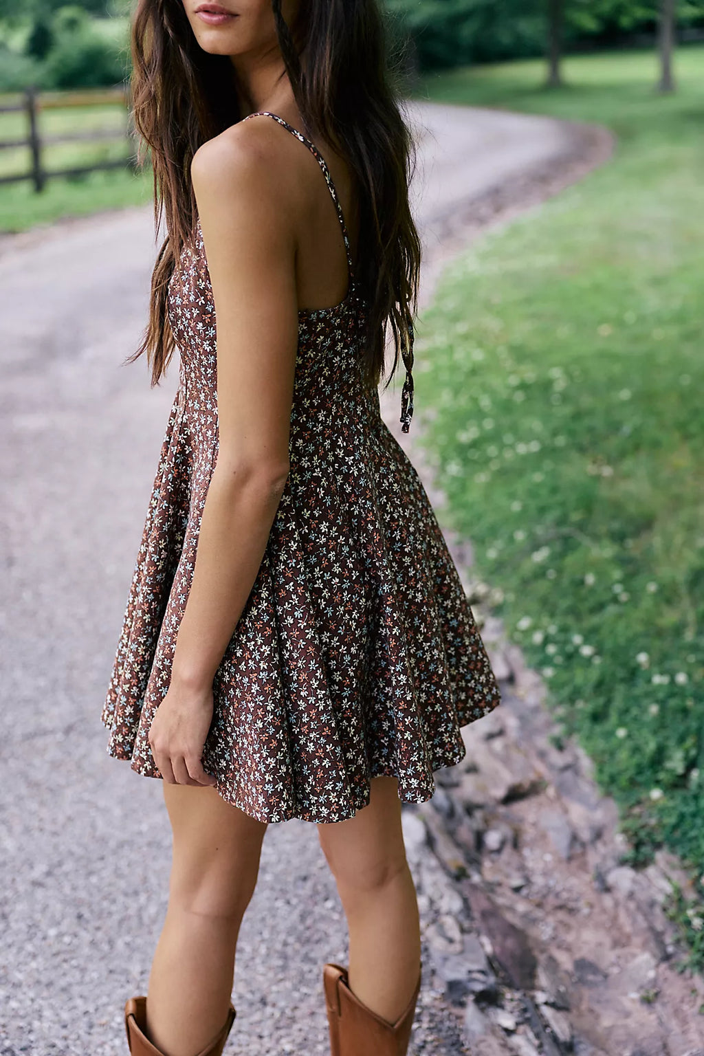 Tan Lines Printed Mini Dress