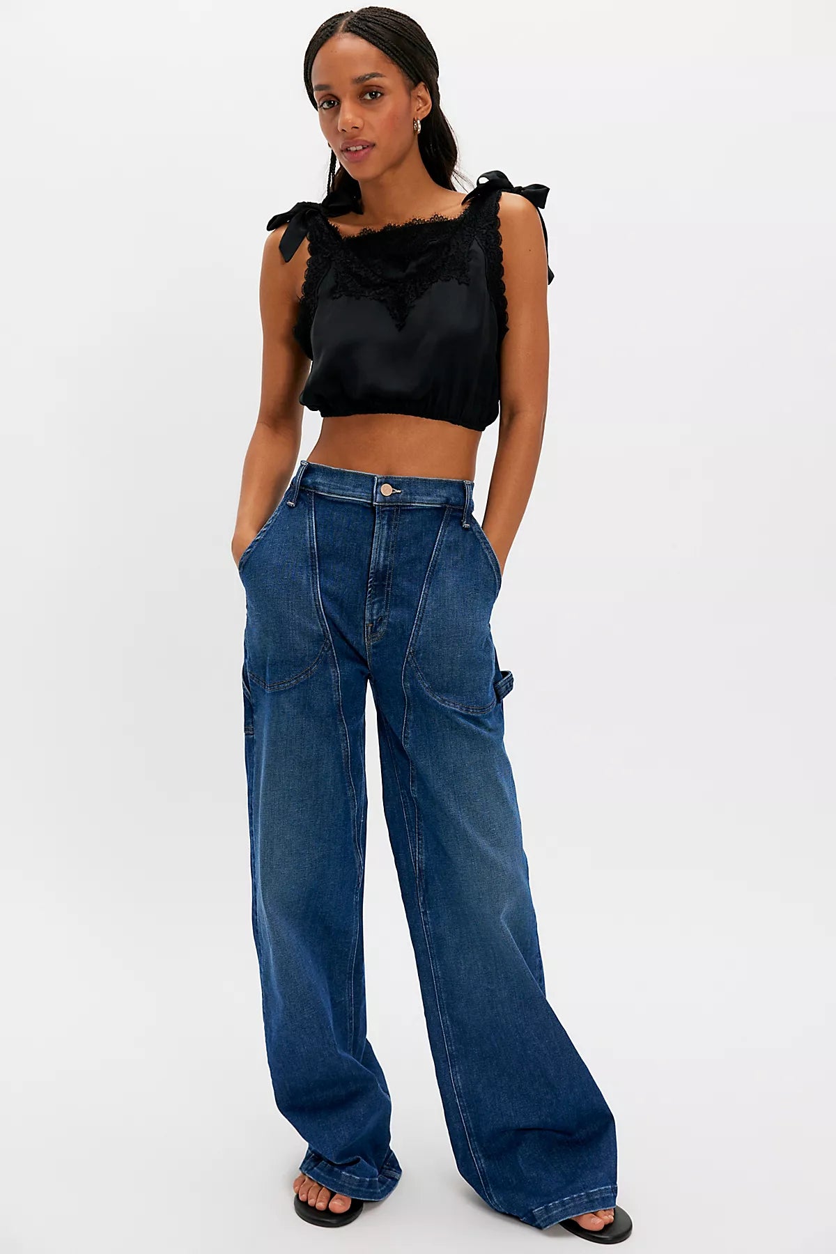 MOTHER The Chisel Sneak Jeans