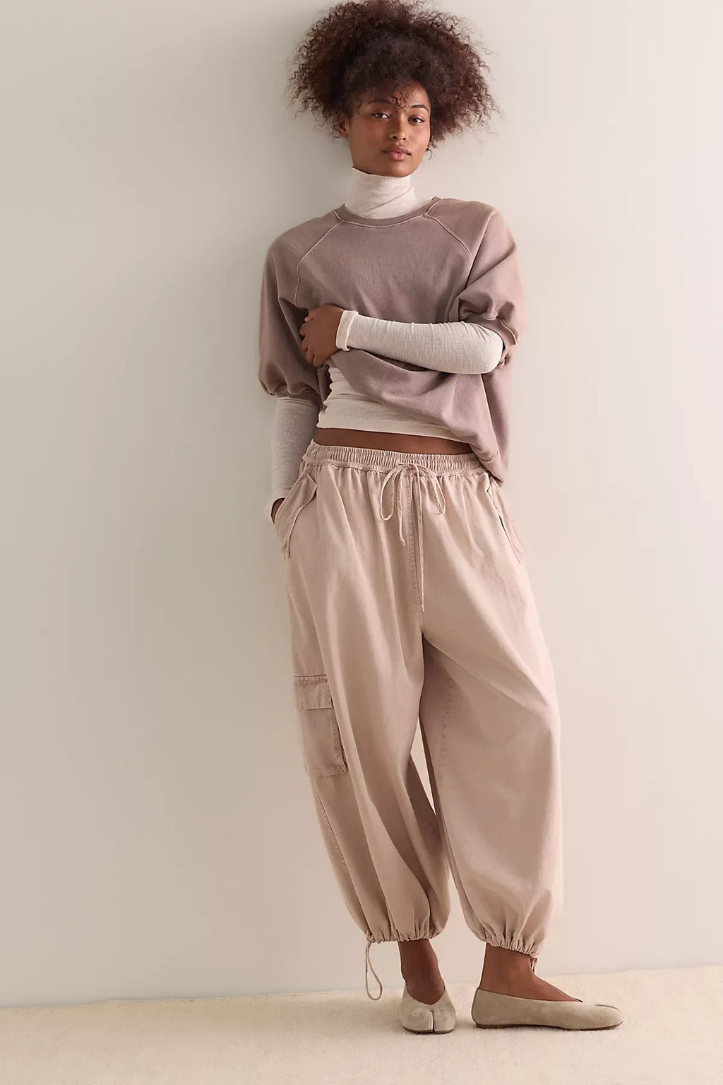 Keeping It Light Ribbed Turtleneck Top