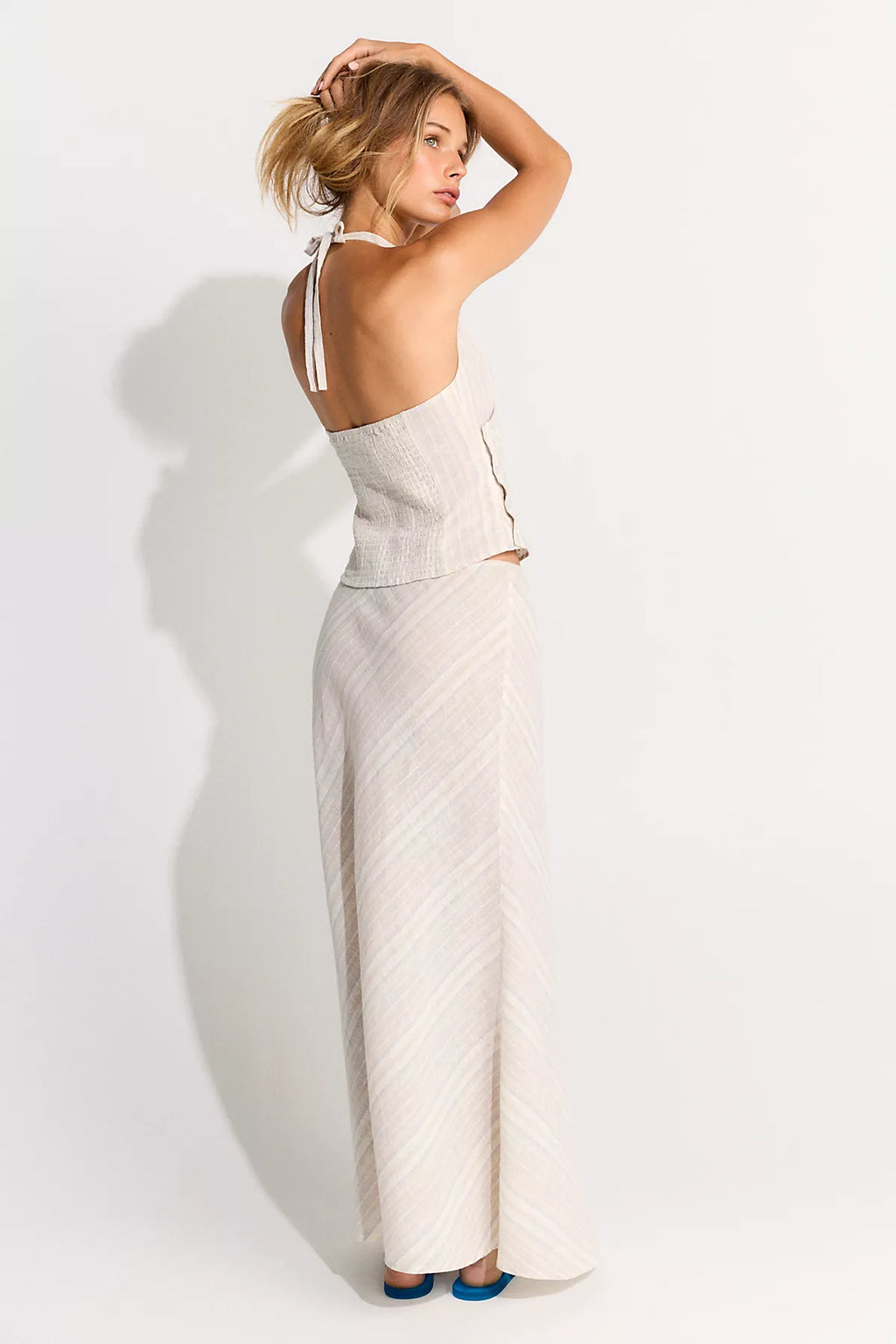Palma Cotton-Linen Skirt Set