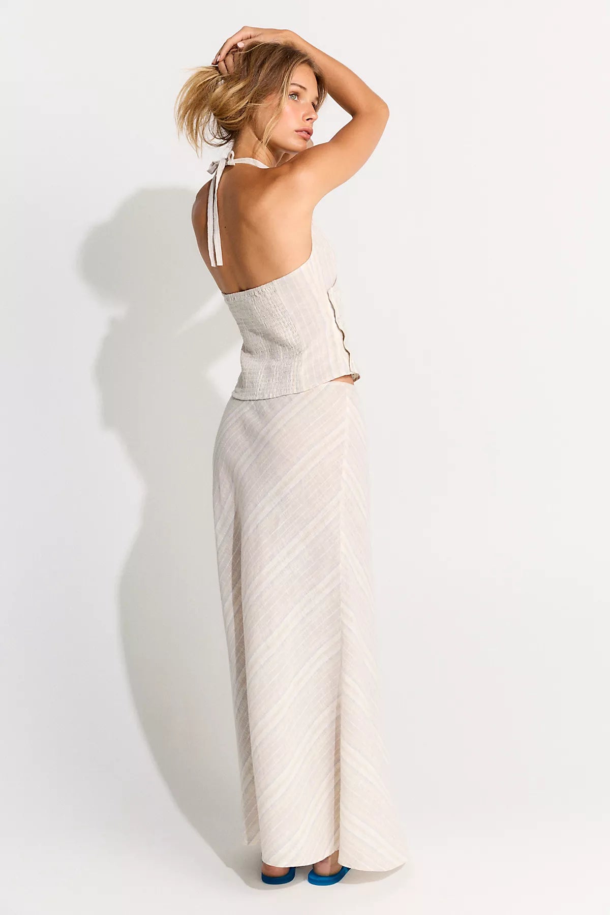 Palma Cotton-Linen Skirt Set