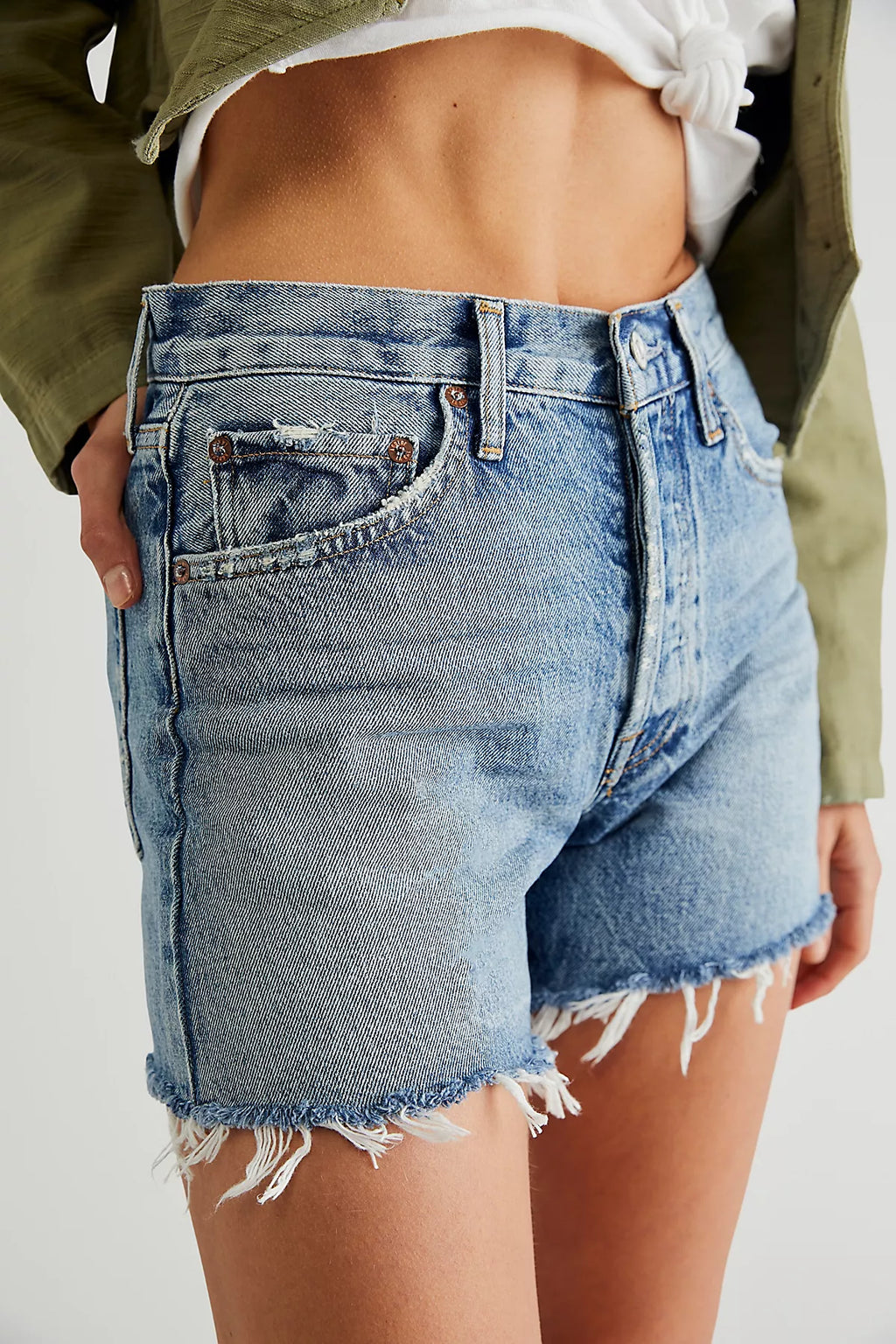AGOLDE Parker Long Shorts