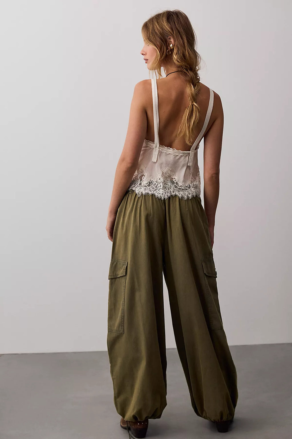 We The Free Wild Winds Cinched Wide-Leg Jeans