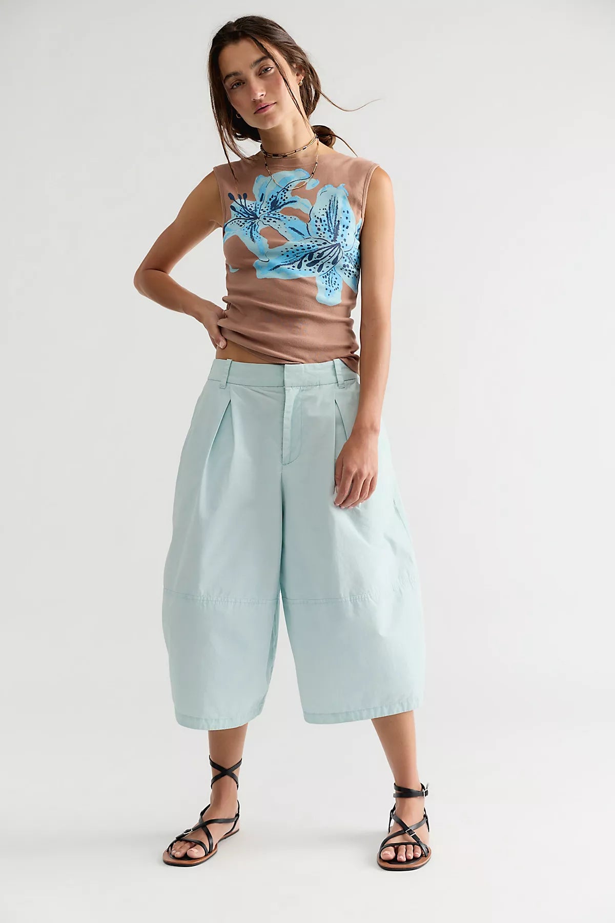 Ballad Reversible Lily Printed Tank