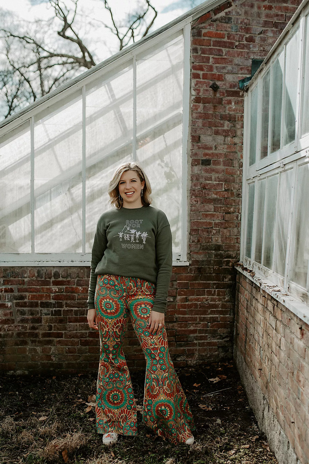 Overseasoned Root for Women Crewneck