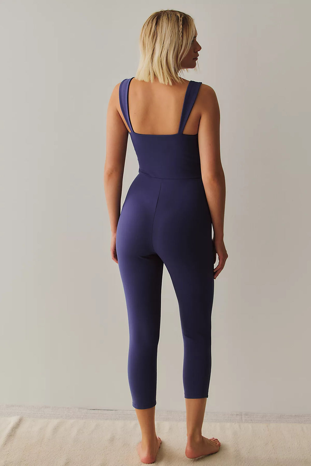 Susana Monaco Strap Tank Crop Jumpsuit