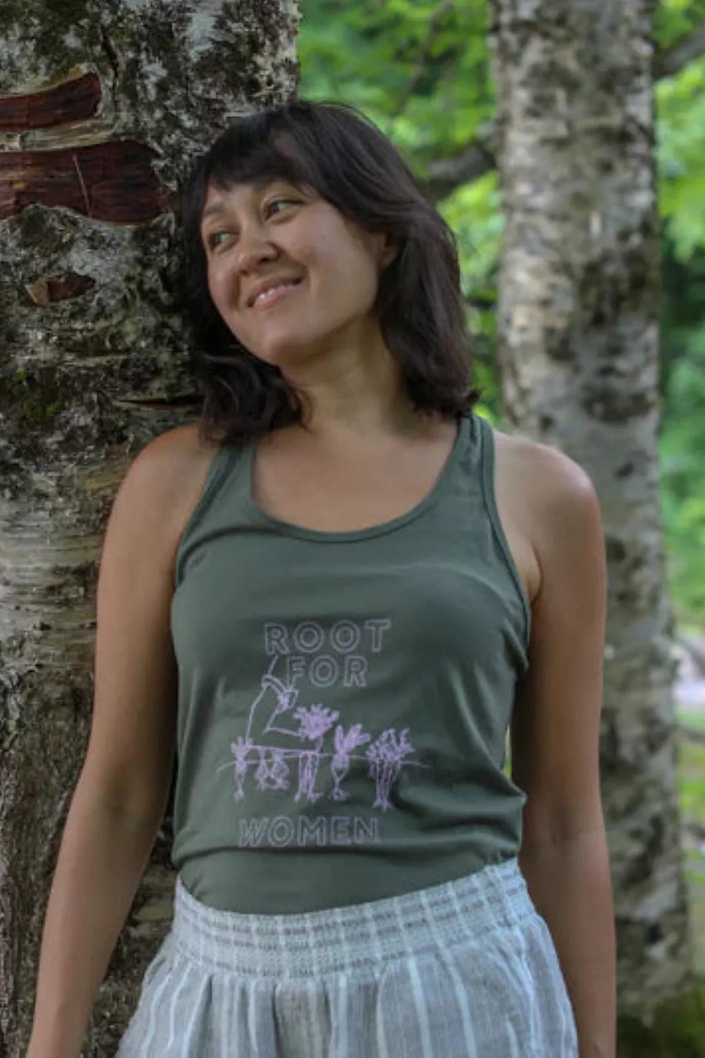 Overseasoned Root for Women Tank