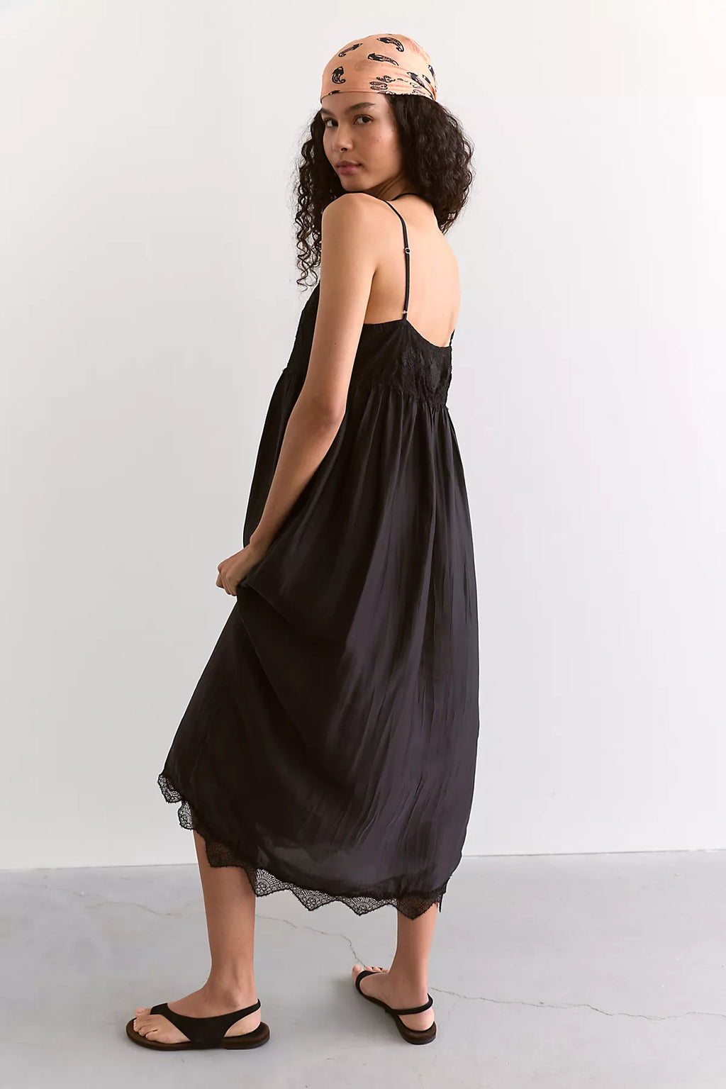 Table for Two Midi Slip Dress