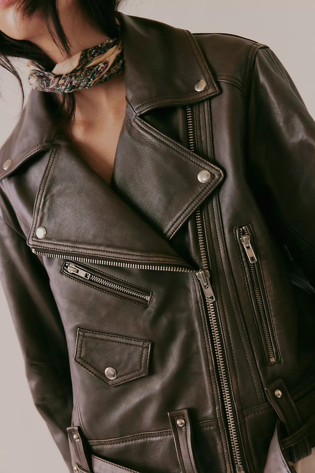 We The Free Mina Leather Jacket