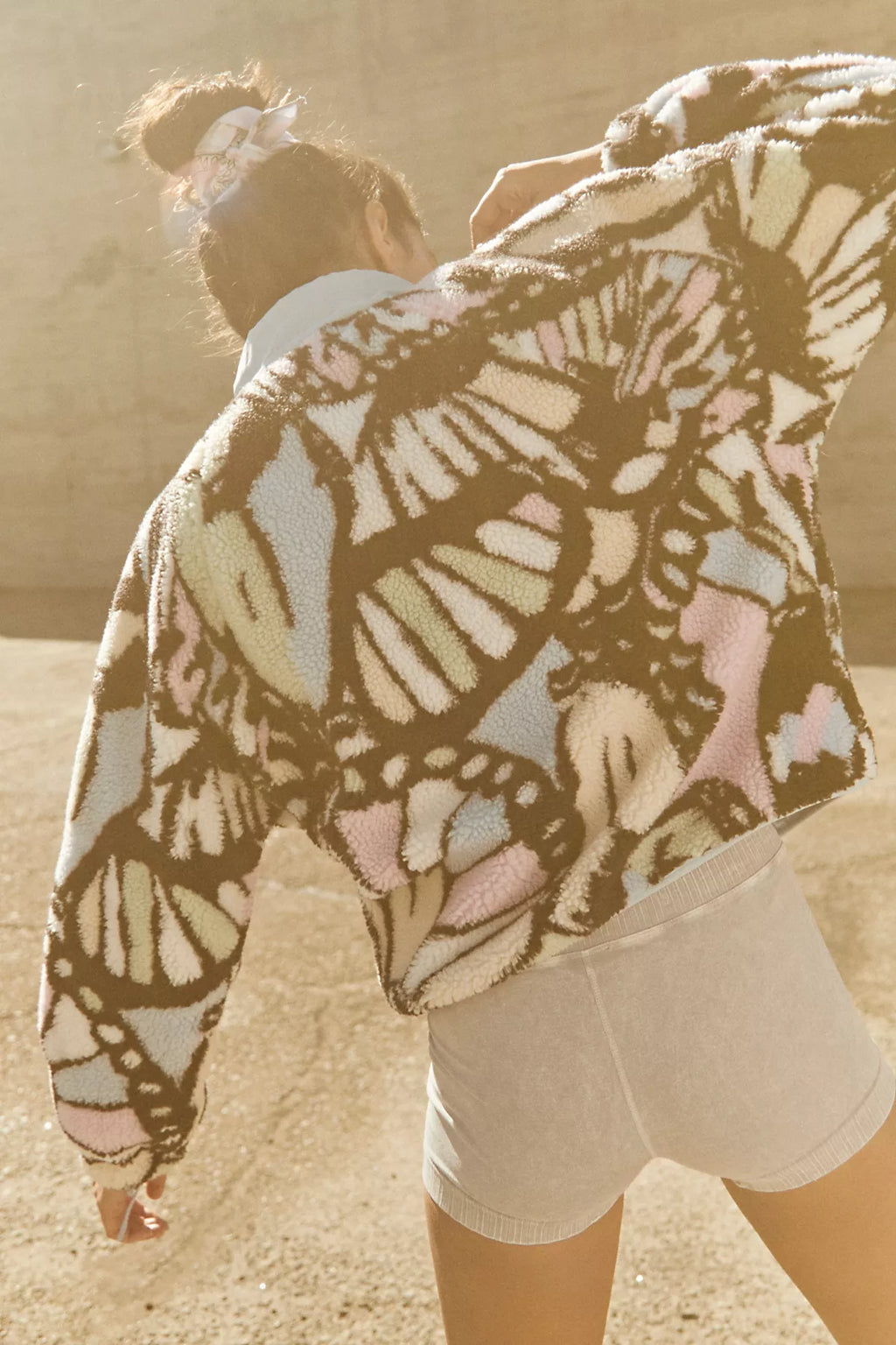 Hit The Slopes Printed Fleece Jacket