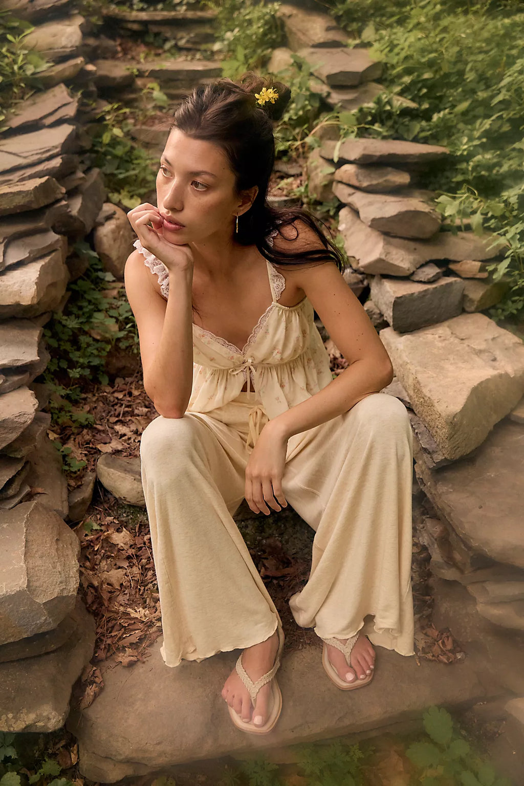 Dream State Wide-Leg Pants