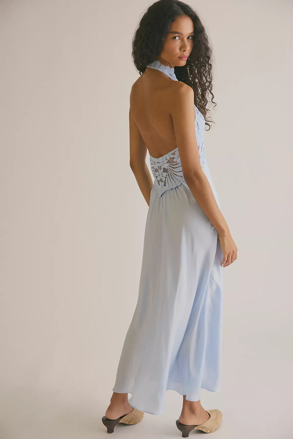 Petal Party Midi Slip Dress
