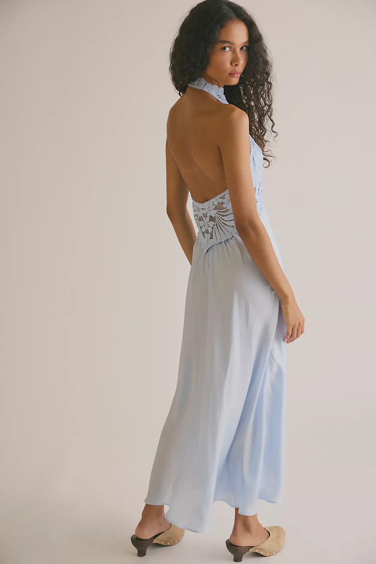 Petal Party Midi Slip Dress