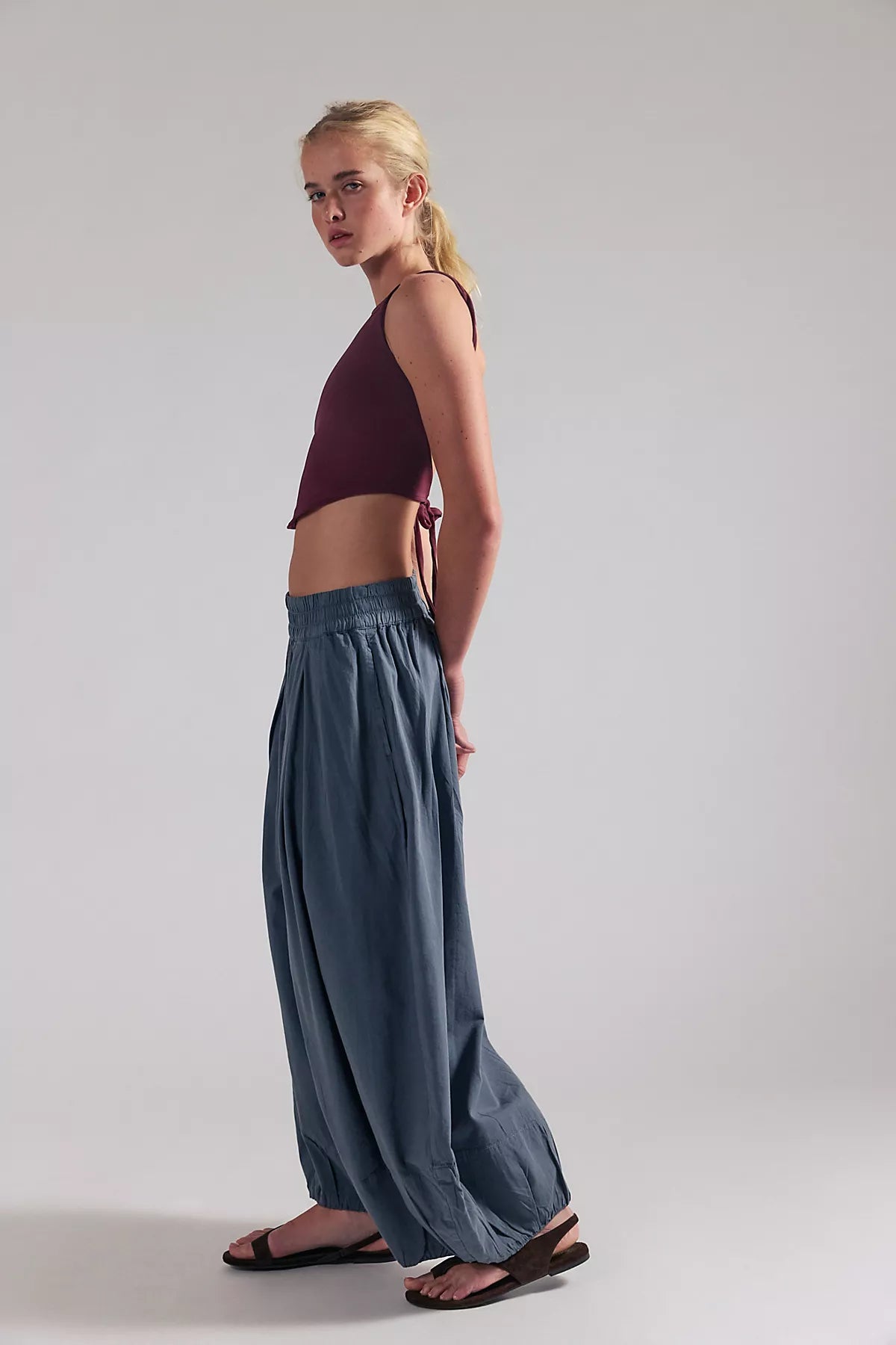 Moonflower Pull-On Balloon Pants