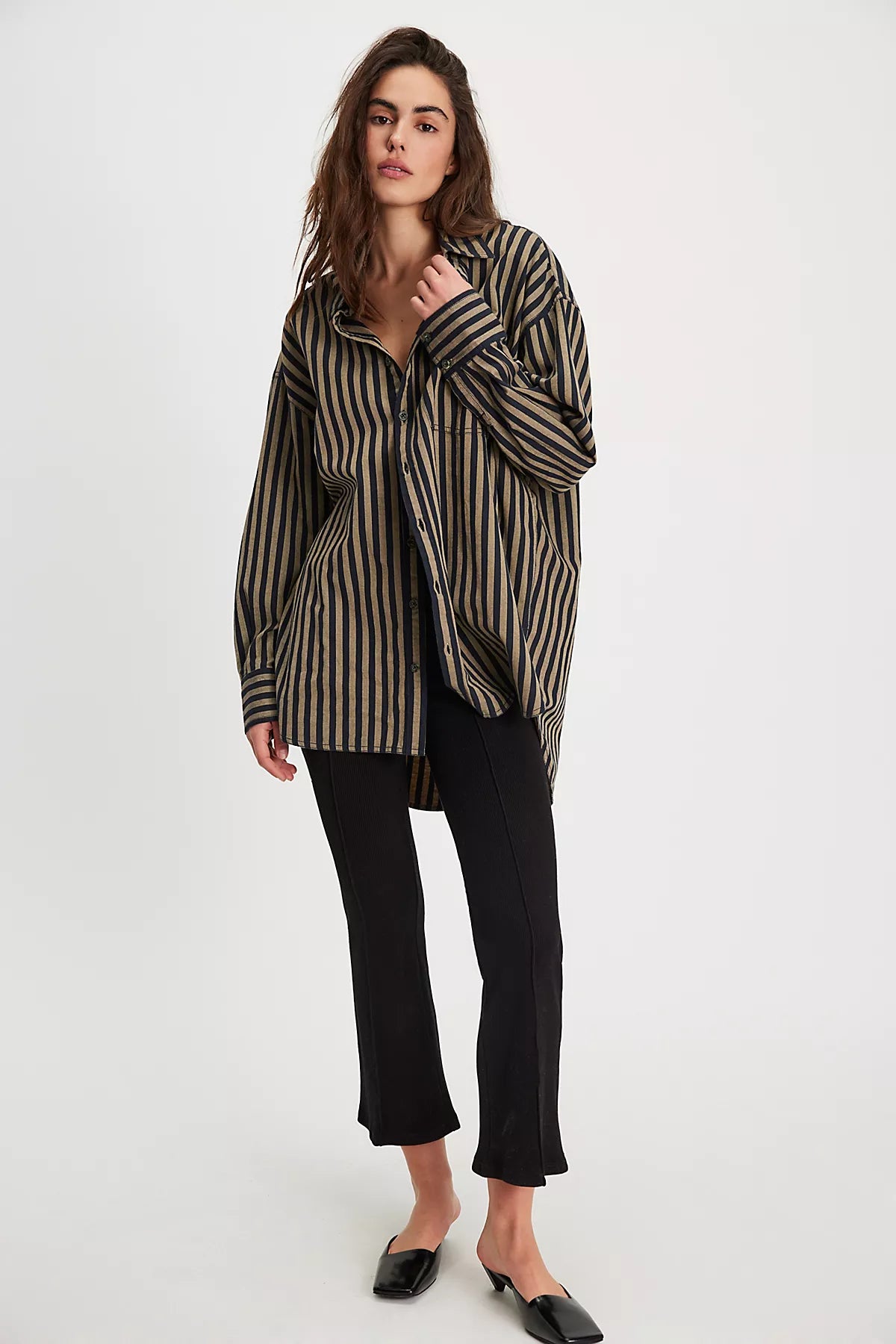 DONNI. The Rib Kick Flare Pants