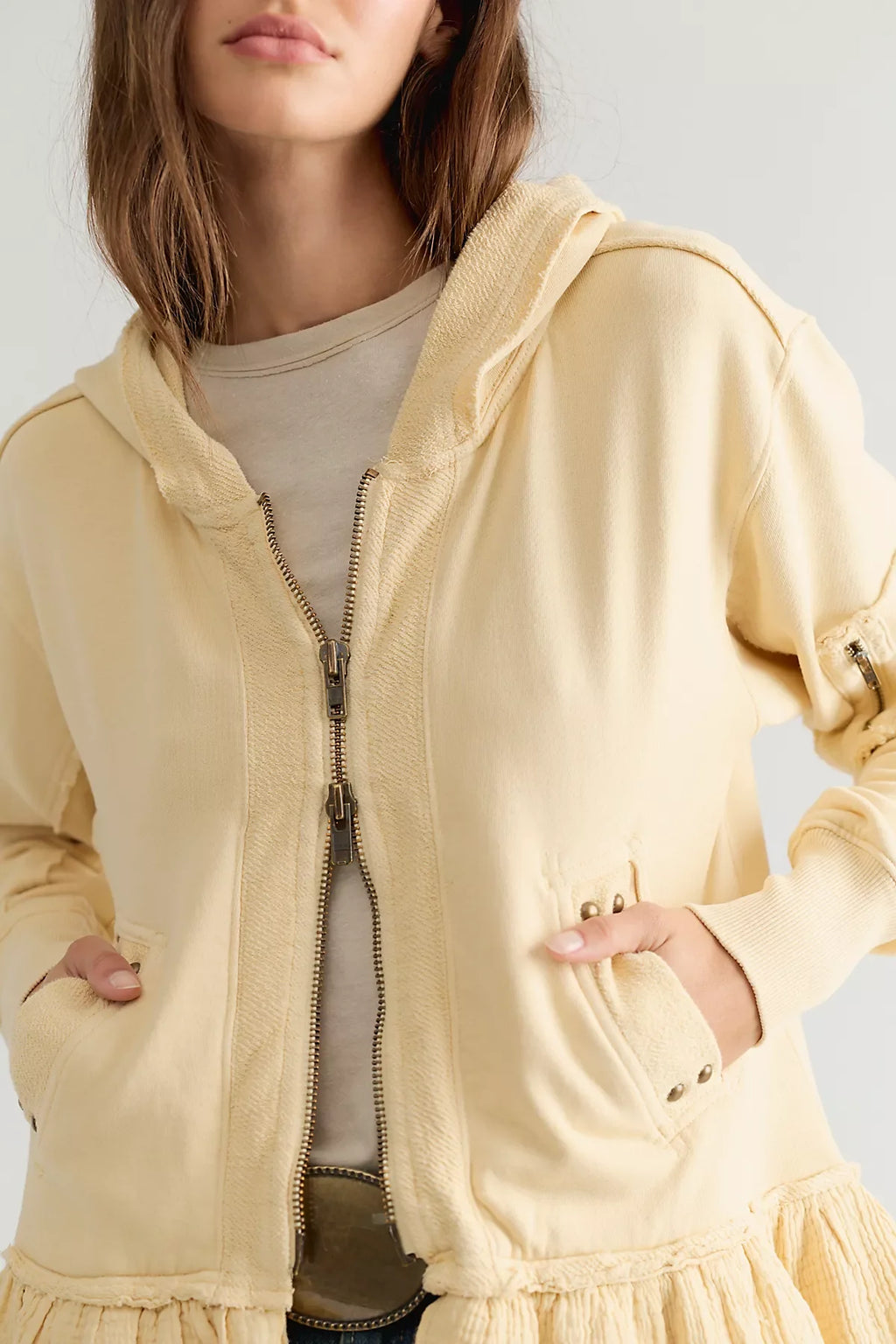 Piece Of Cake Zip-Up Cardi