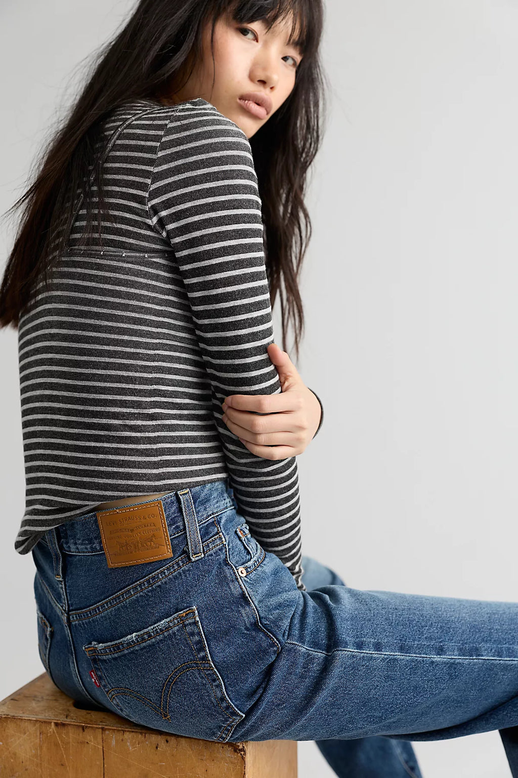 Levi's Ribcage Wide-Leg Jeans