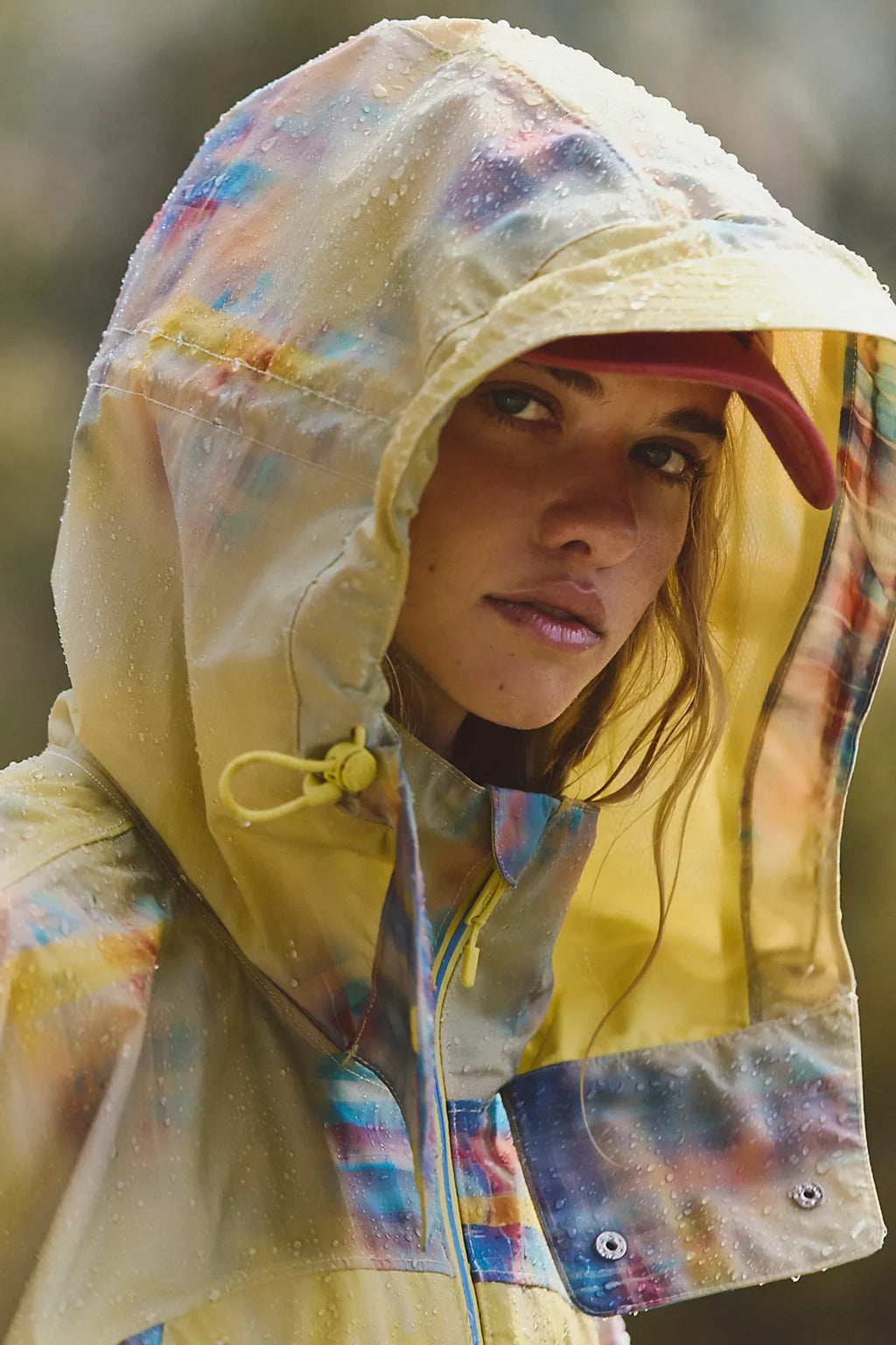 Singin’ In The Rain Printed Packable Waterproof Pullover