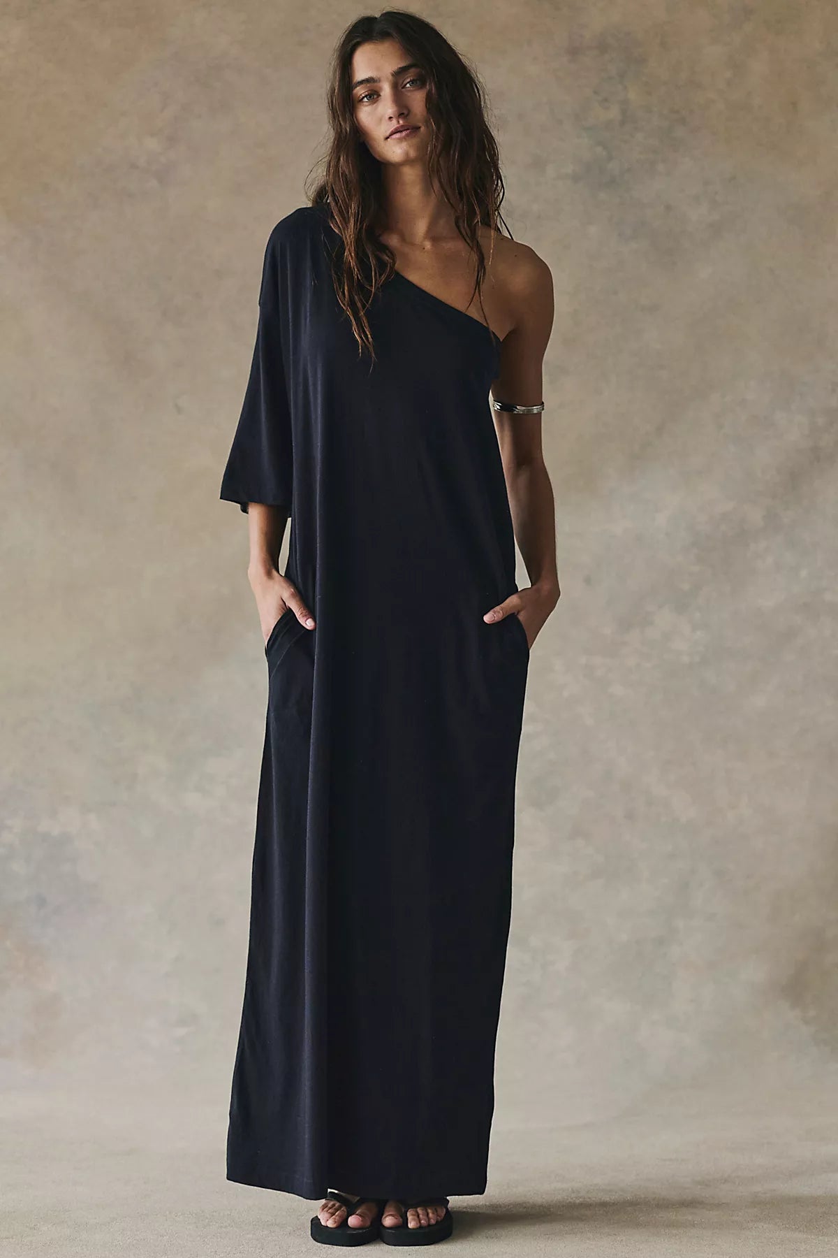 Saltaire Cotton-Jersey Maxi Dress