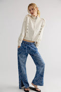 OneTeaspoon Roadhouse Pull-On Wide-Leg Jeans