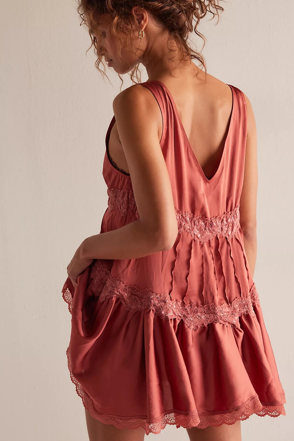 In This Groove Mini Slip Dress