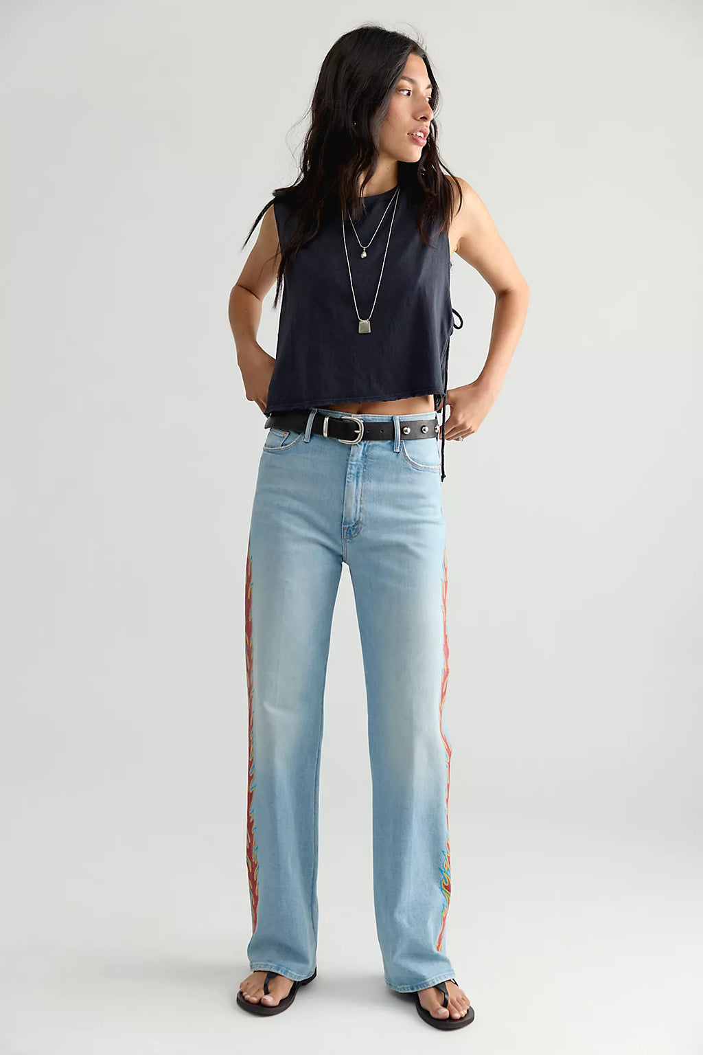 MOTHER The Saloon Sneak Jeans
