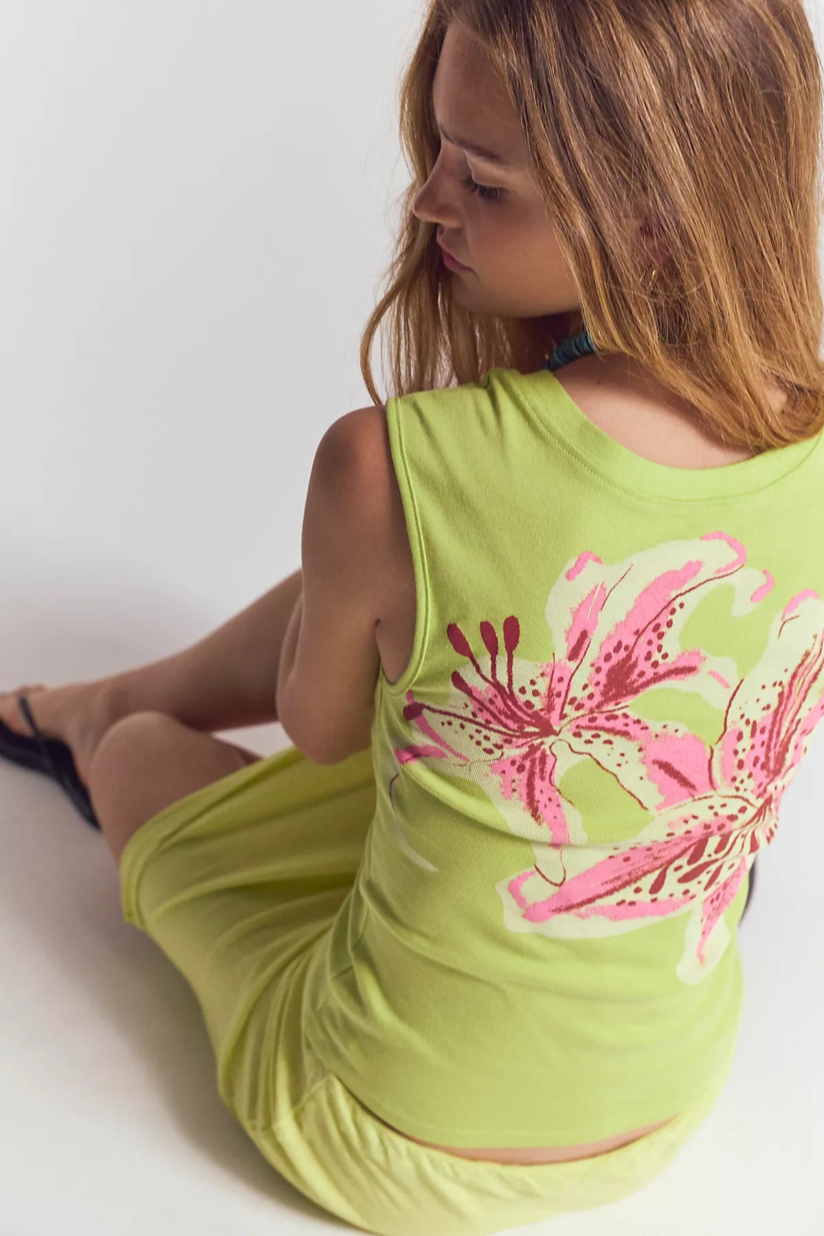 Ballad Reversible Lily Printed Tank