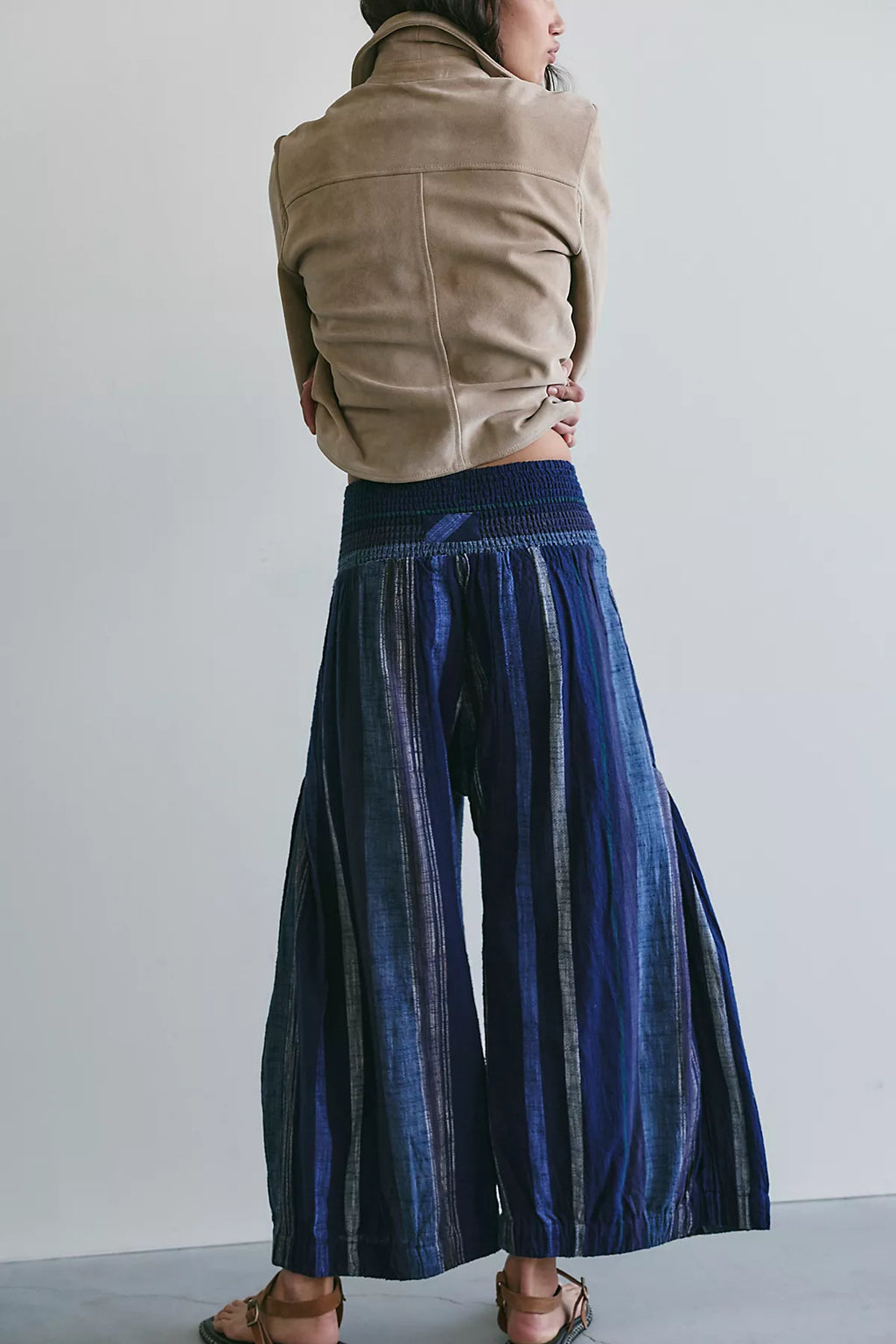 Can't Hide Wide-Leg Pull-On Harem Pants