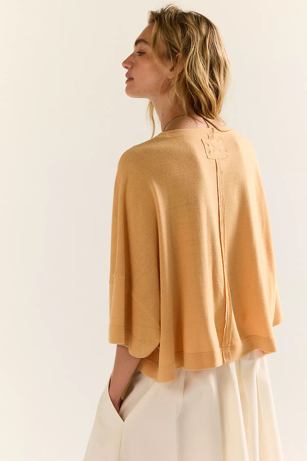We The Free Boxy Crew-Neck Silk Tee