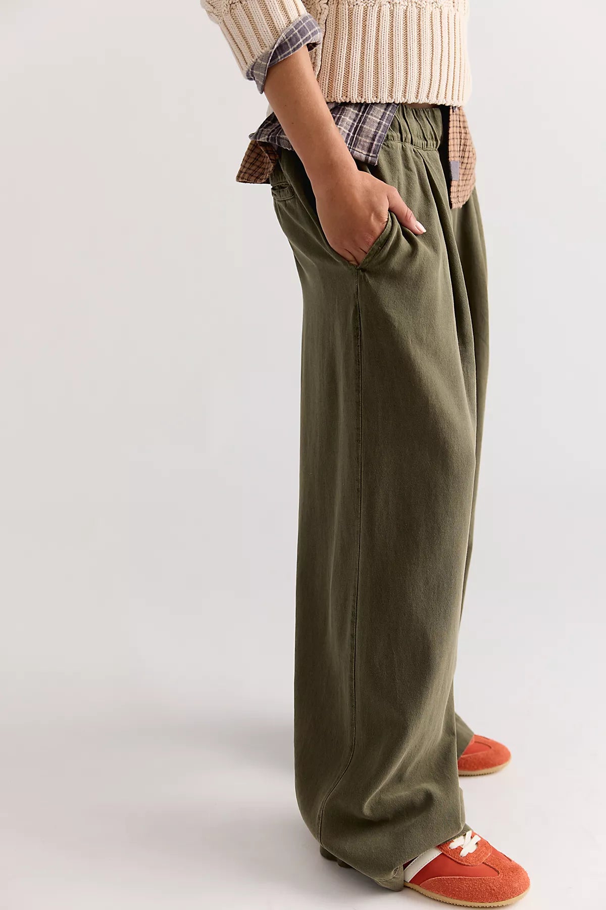 Tidal Moon Low-Rise Pull-On Pants