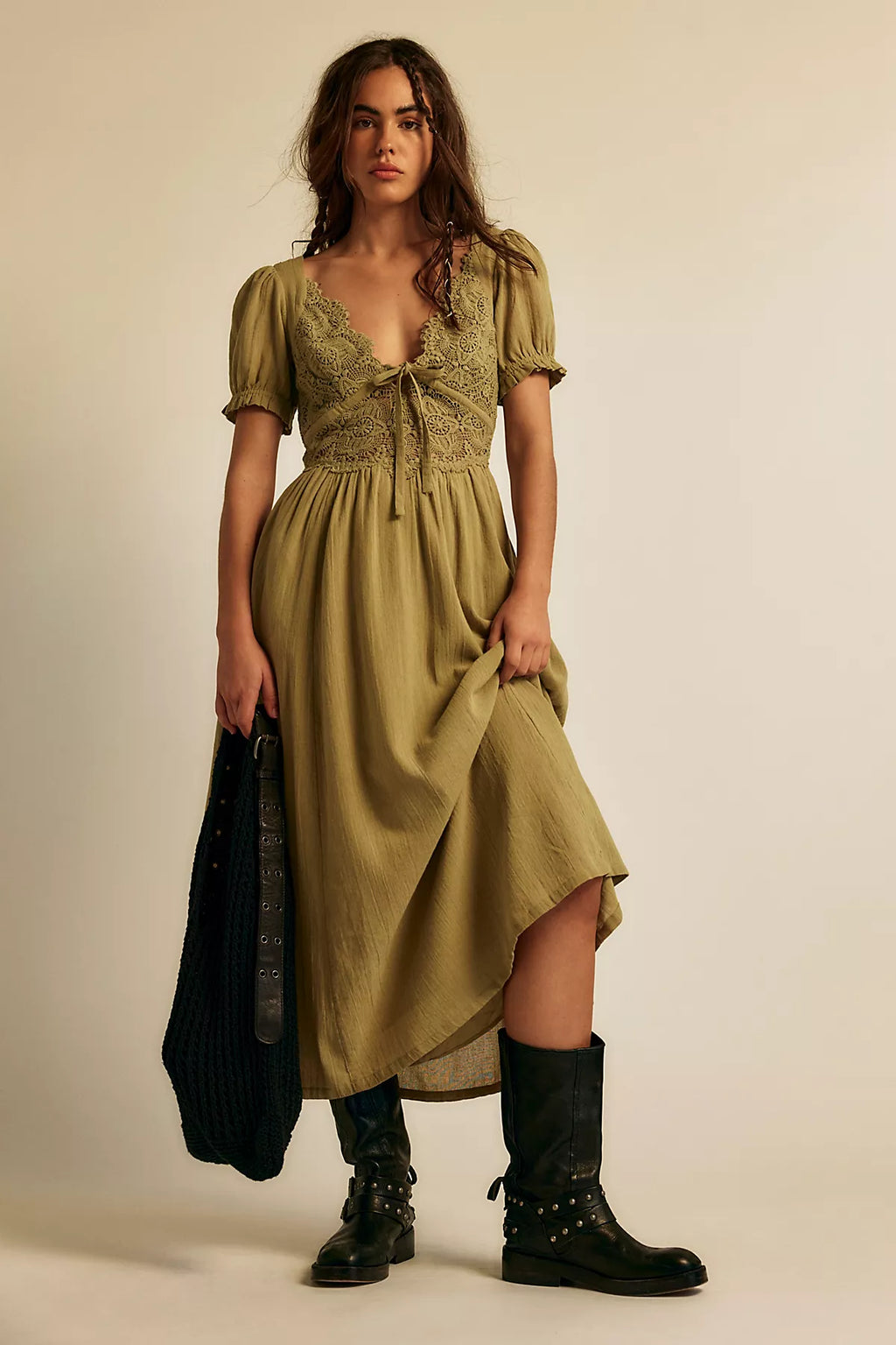 All You Need Is Lace Midi Dress