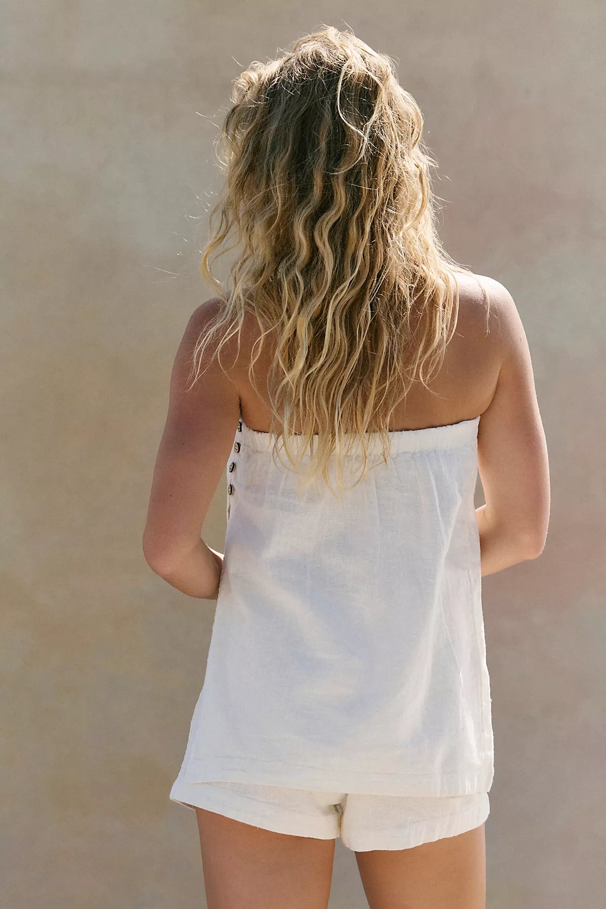 Summer Breeze Linen Short Set