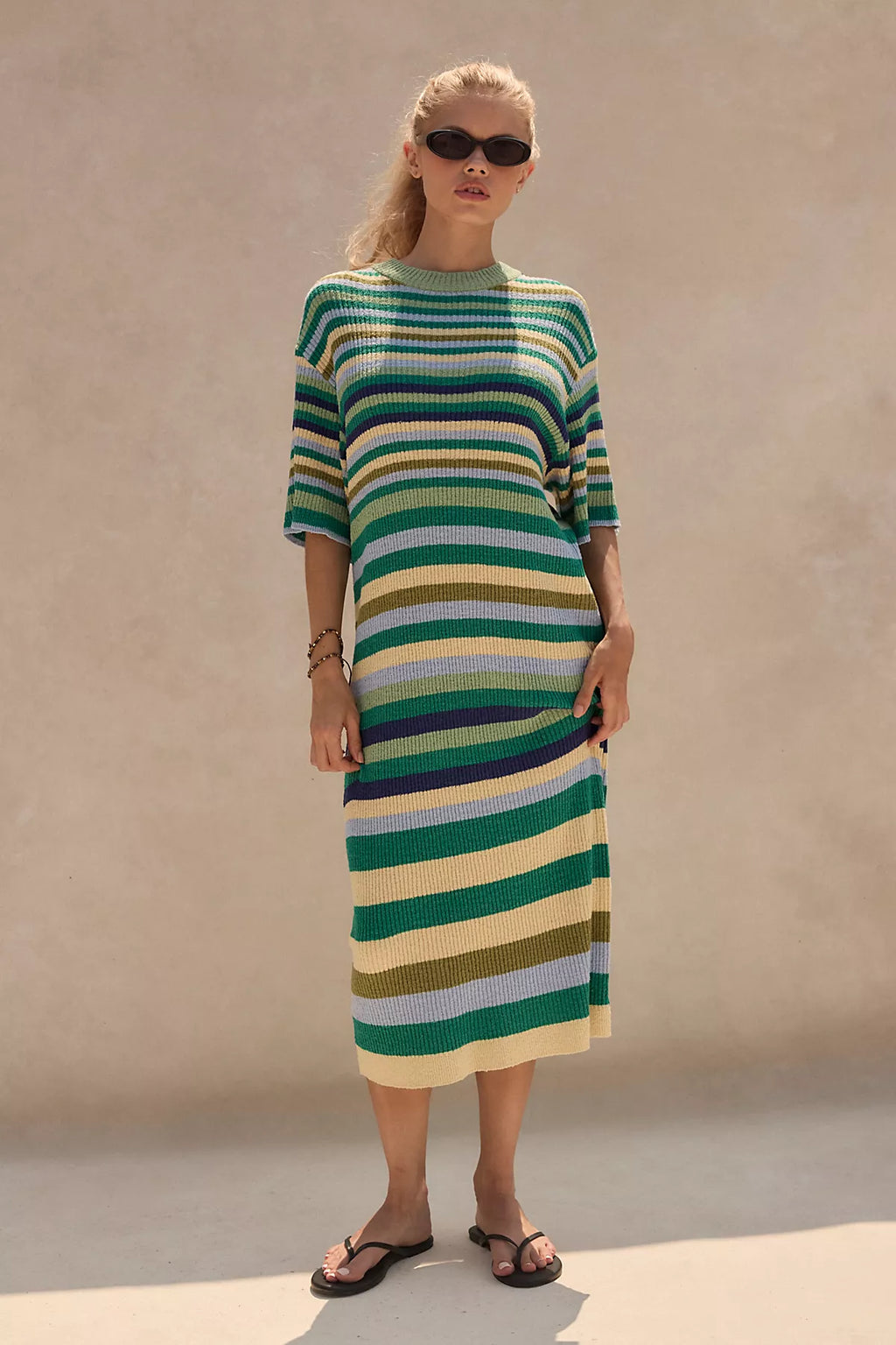 Shades Of Summer Sweater Dress