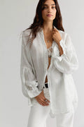Selene Striped Linen Shirt