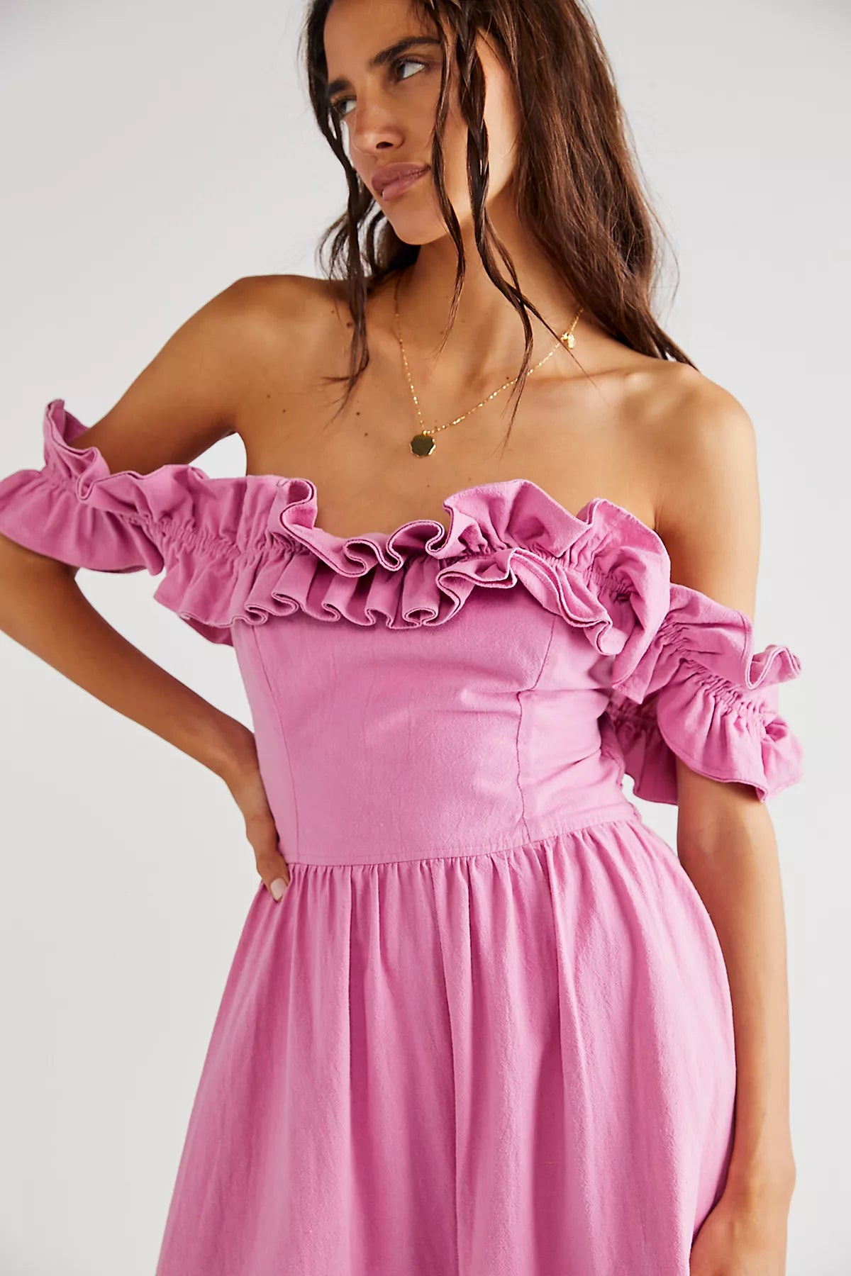 Ruffle It Up Midi Dress