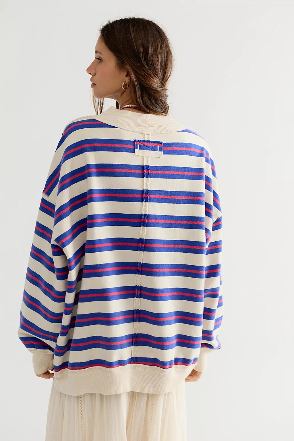 Palm Springs Striped Pullover