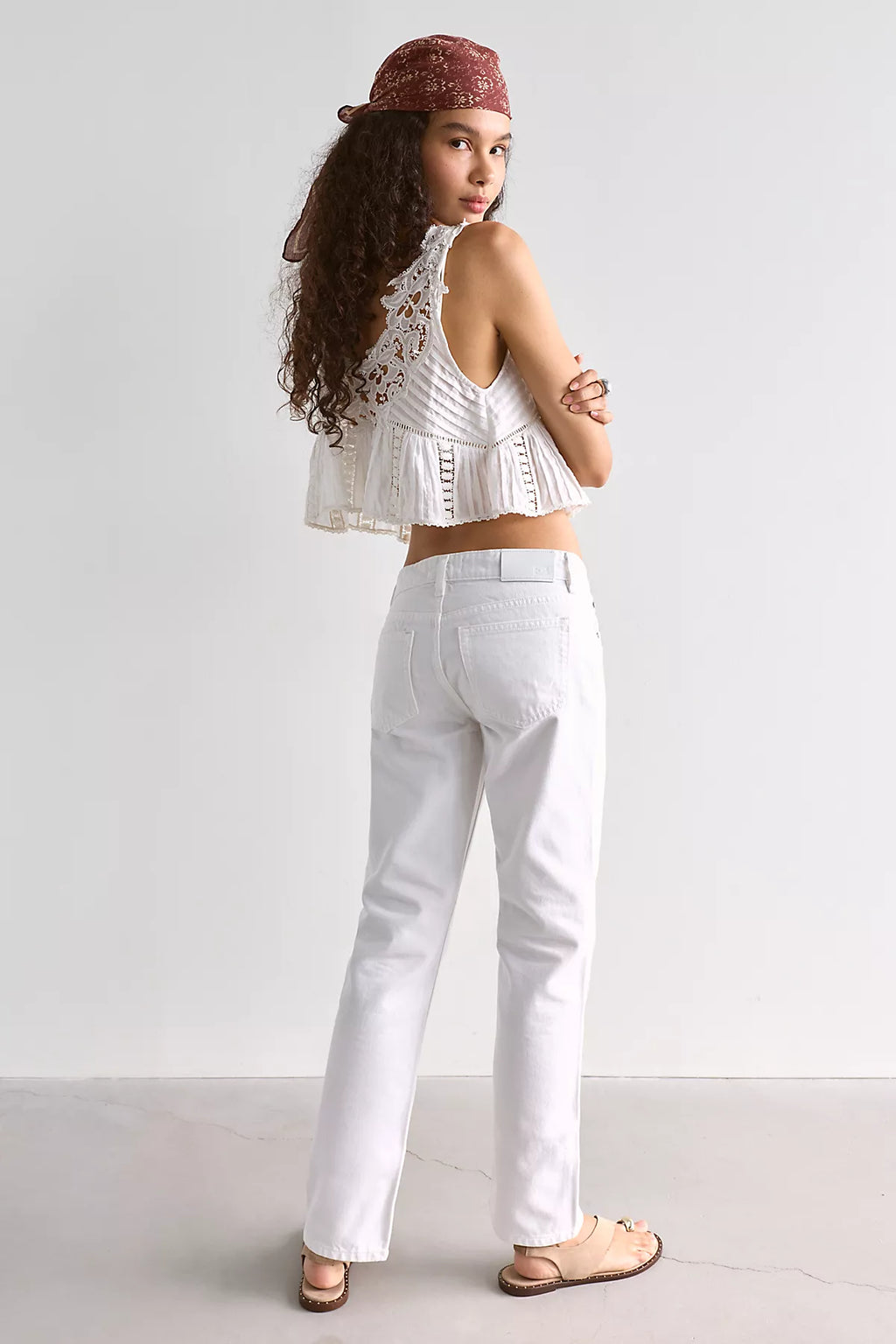 EB Denim Ariel Mid-Rise Wedgie Jeans