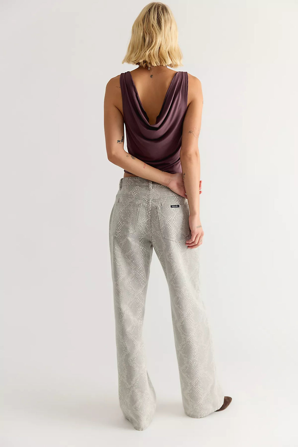 Rolla's Kate Baggy Printed Jeans