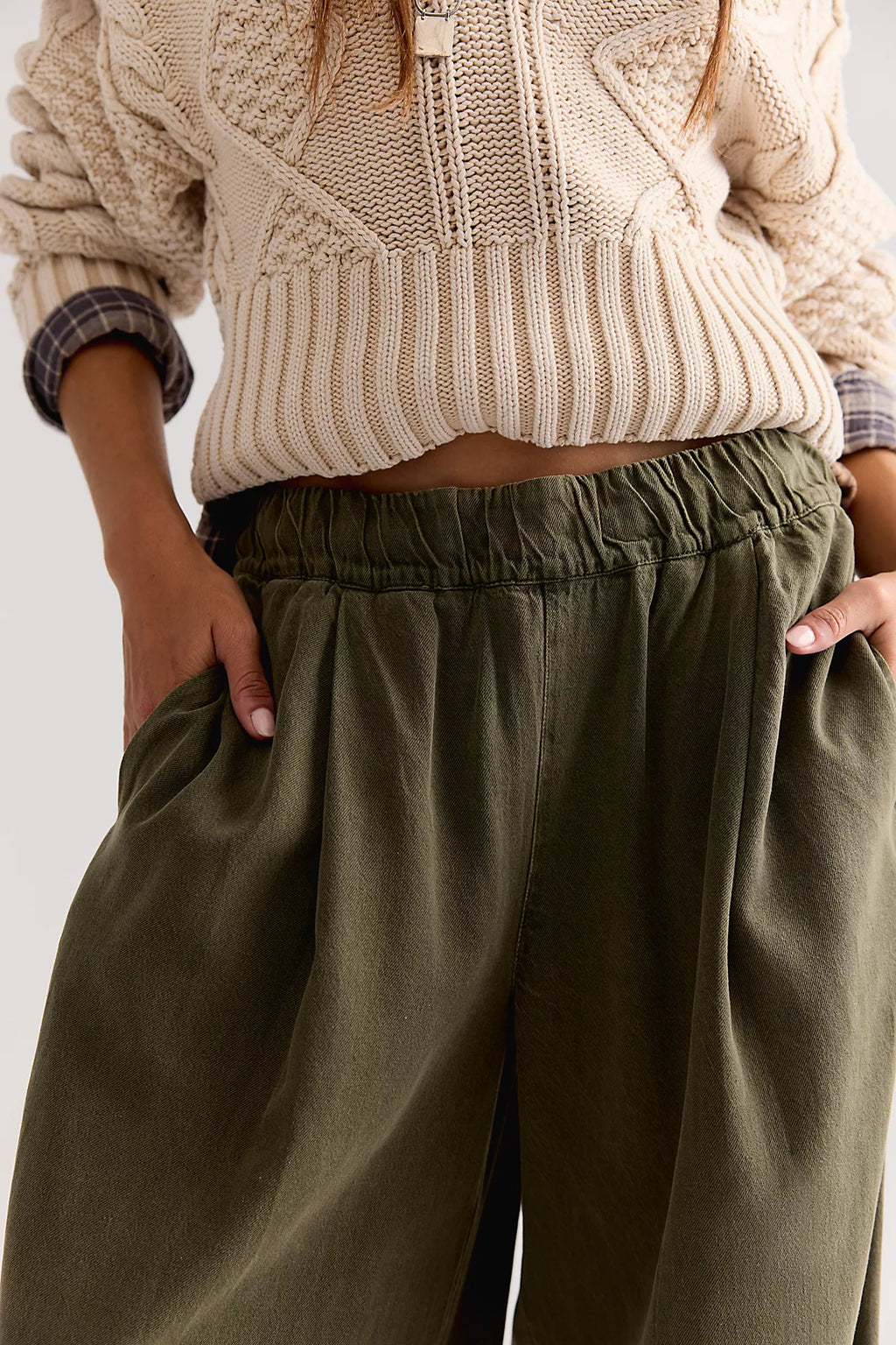 Tidal Moon Low-Rise Pull-On Pants