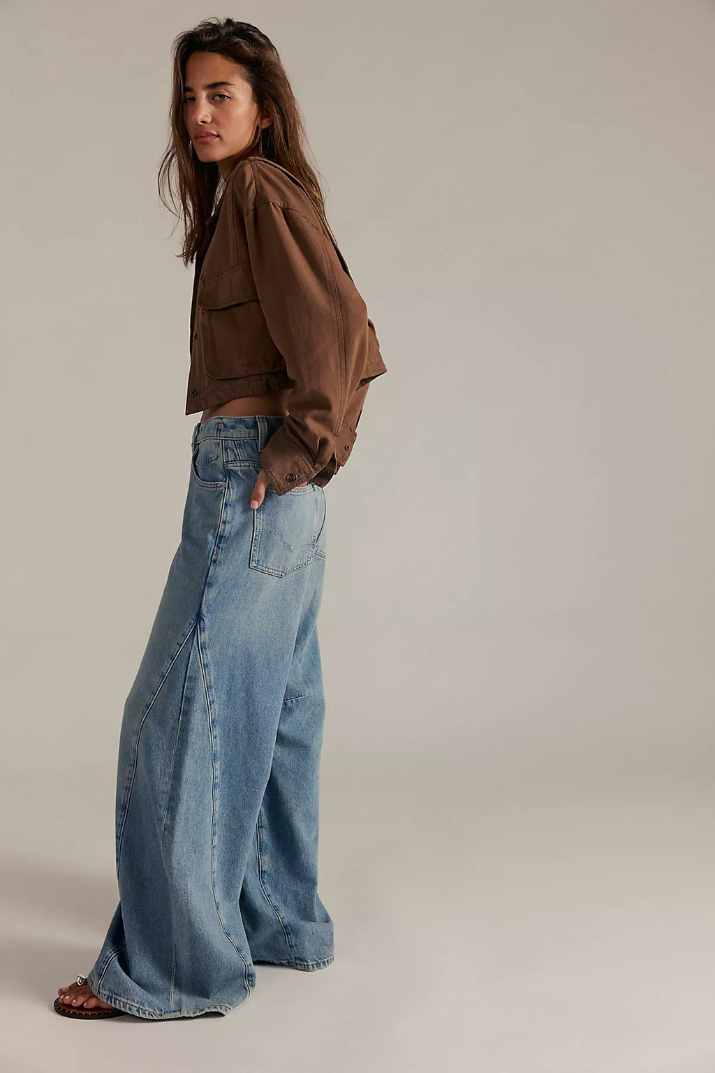We The Free Eden High Slouchy Flare Jeans